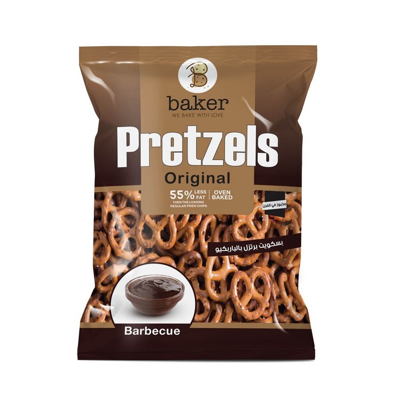 ⭐FAST SHIPPING⭐30X Baker Nuts & Pretzels Barbecue 20g