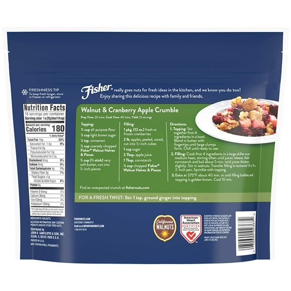 Fisher Chef's Naturals Gluten Free, No Preservatives, 16 oz Bag gallery