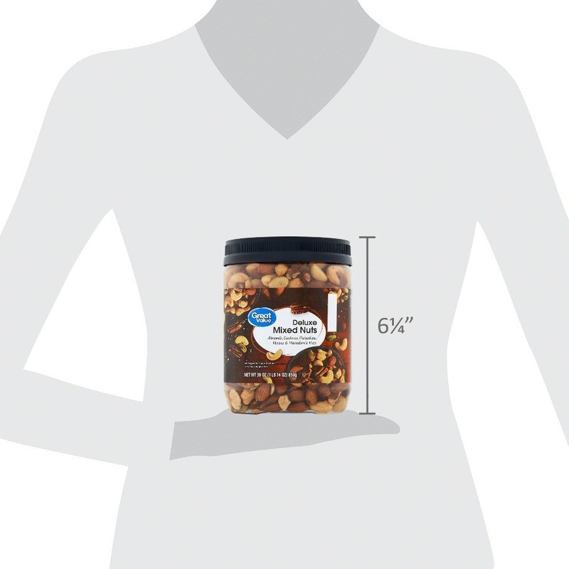 New Great Value Deluxe Mixed Nuts, 30 oz gallery