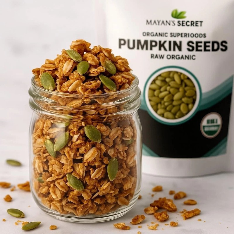 Mayan's Secret - Raw Pumpkin Seeds Organic 2lb, Parve, Vegan, Non GMO gallery