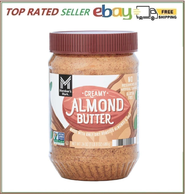 Member’s Mark Almond Butter, 24 oz – Creamy & Natural. Free Shipping