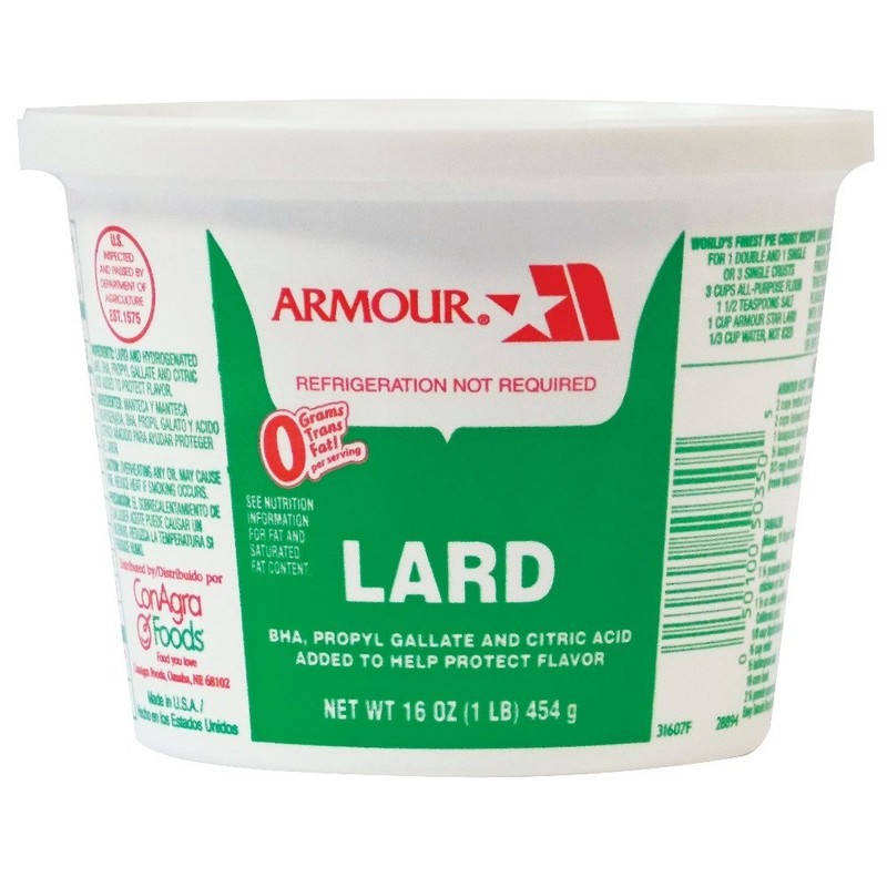 16 oz Lard Cooking Fat Pure Pork 4 Pack Tub Fresh gallery