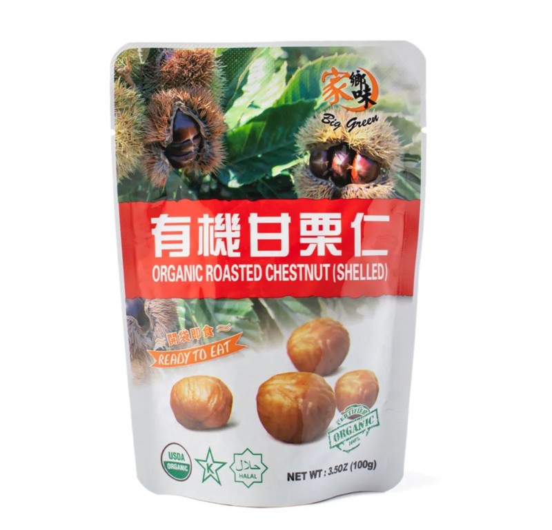 Organic Roasted Chestnut Shelled 3.5 oz