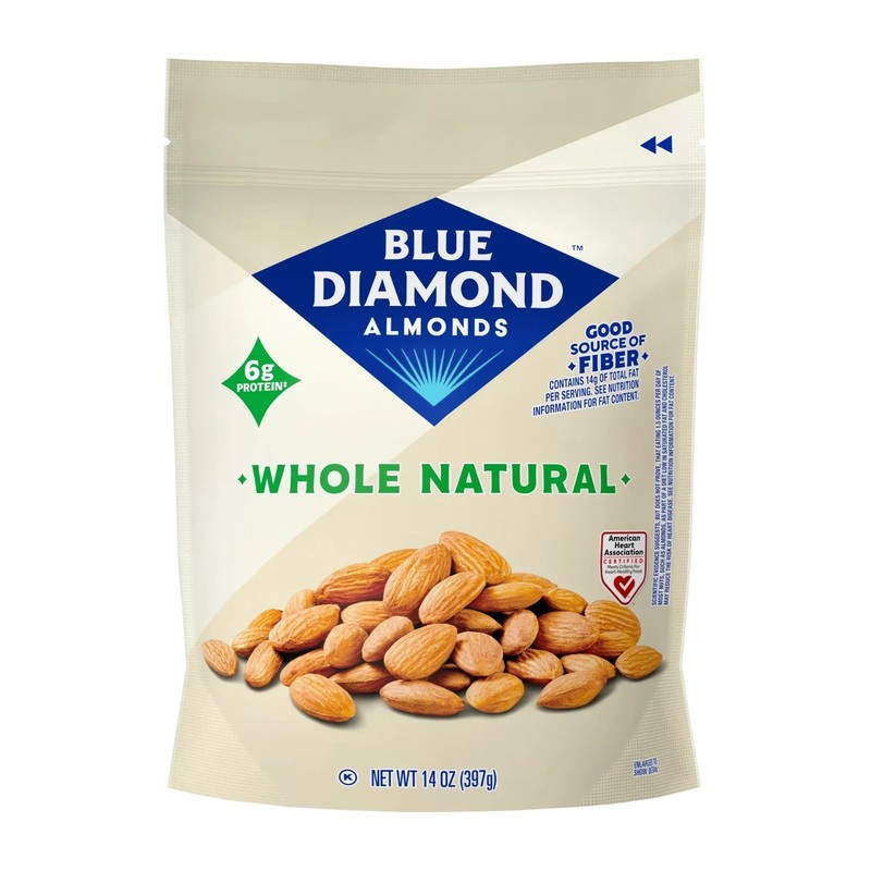 Blue Diamond Almonds, Whole Natural Raw Almonds, 14 oz