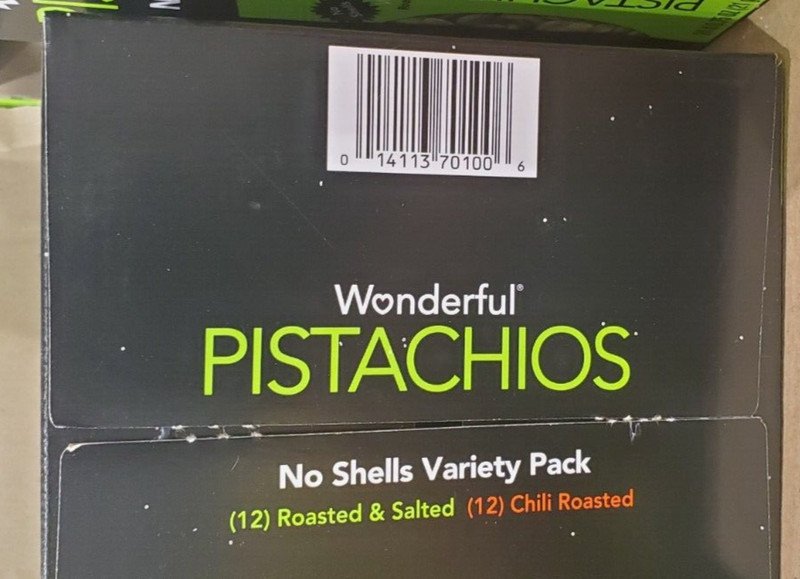 WONDERFUL PISTACHIOS NO-SHELL VARIETY PACK, 0.75 OZ, 24-COUNT gallery