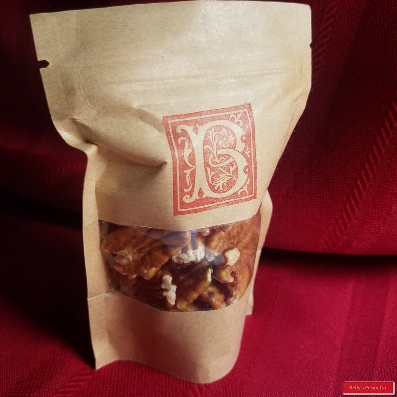 Belly's Pecans 2 oz (Shelled Halves) Fresh, Organic, Natural, Vegan & Delicious gallery