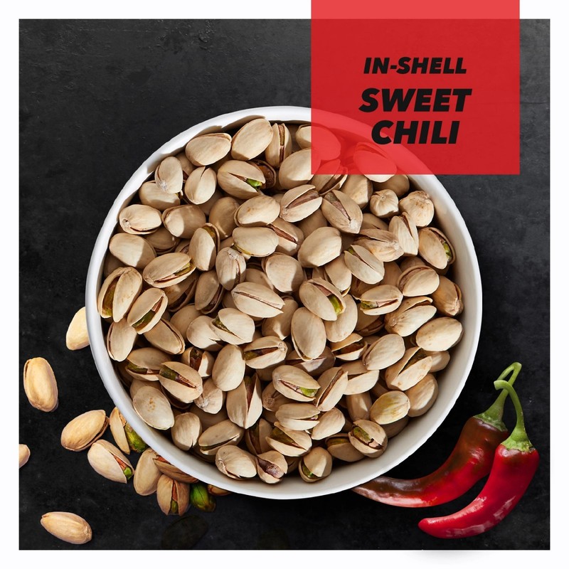 Wonderful Pistachios In-Shell Sweet Chili – 14 oz Resealable Bag gallery