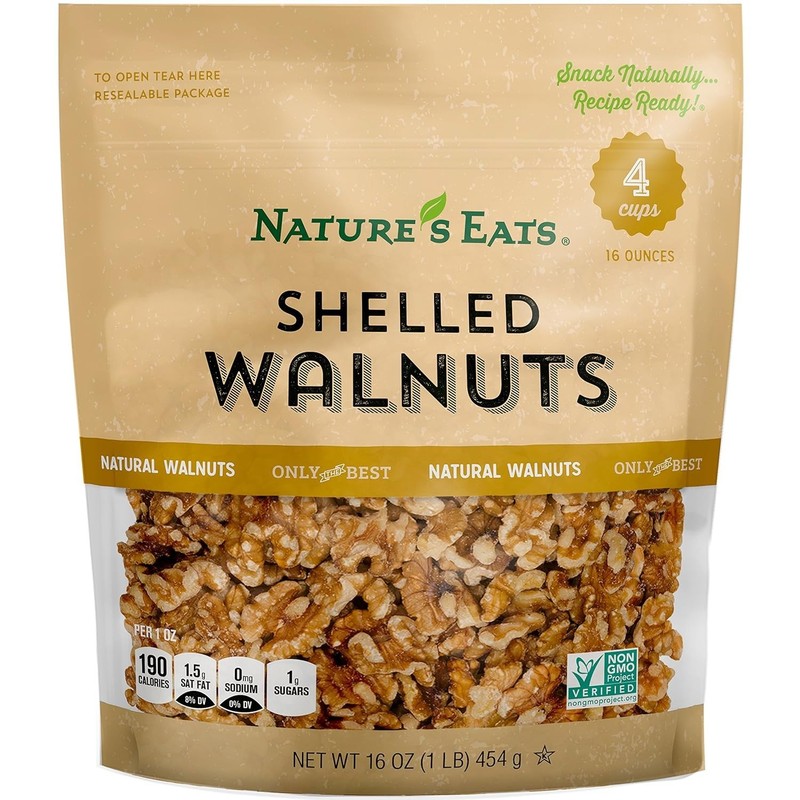 Delicious 16 Ounce Bag of California Walnuts - Perfect for Heart Health gallery