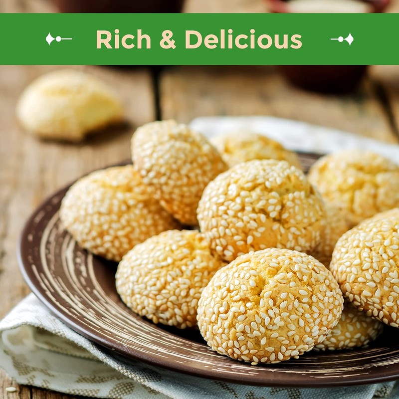 USDA Certified Organic hulled Sesame Seeds, 2 Lbs Gluten Free, Raw,Keto Friendly gallery