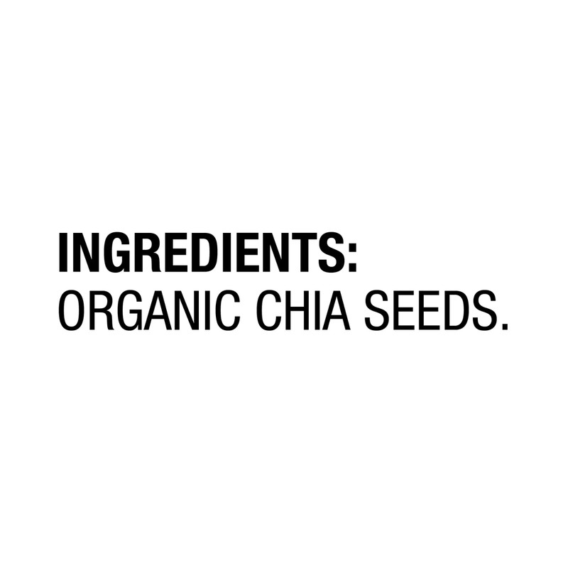 (2 Pack) BetterBody Foods Organic Chia Seeds High Fiber 2.0 lb, 30 Servings gallery