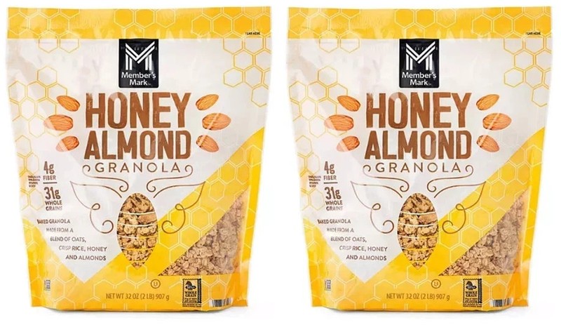 2 pack Member’s Mark Honey Almond Granola, 32 oz.