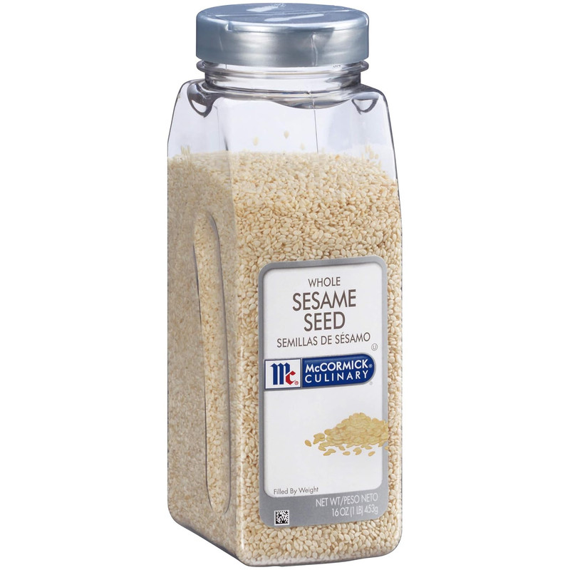 Mccormick Culinary Whole Sesame Seed 16oz White Seeds for Sushi & Salads