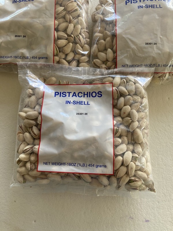 3 Pistachios in Shell Salted Nut 1 LB Bags Each gallery