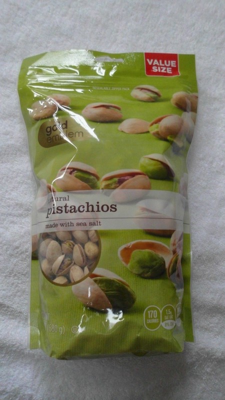 Gold Emblem Natural Dry Roasted Pistachios with Sea Salt 24 Oz Value Size #7