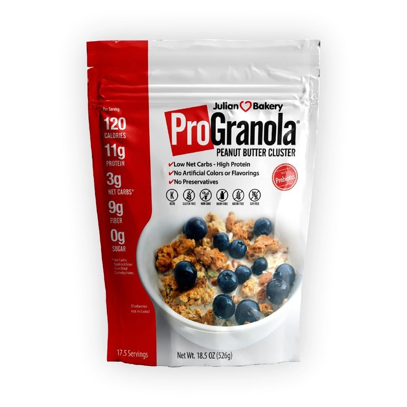 Erdnussbutter-Crunch | 12g Protein | 2g Netto-Kohlenhydrate | Glutenfrei