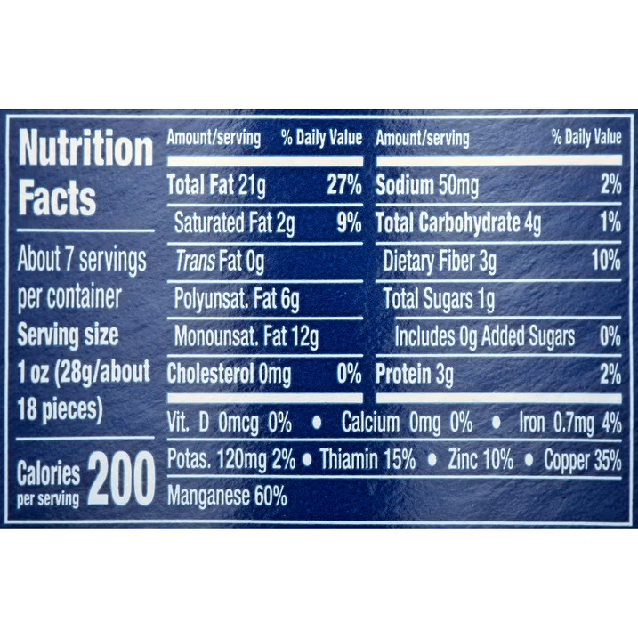 PLANTERS Roasted Pecan Nuts, Party Snacks,Plant Based Protein, 7.25 oz Steel Can gallery