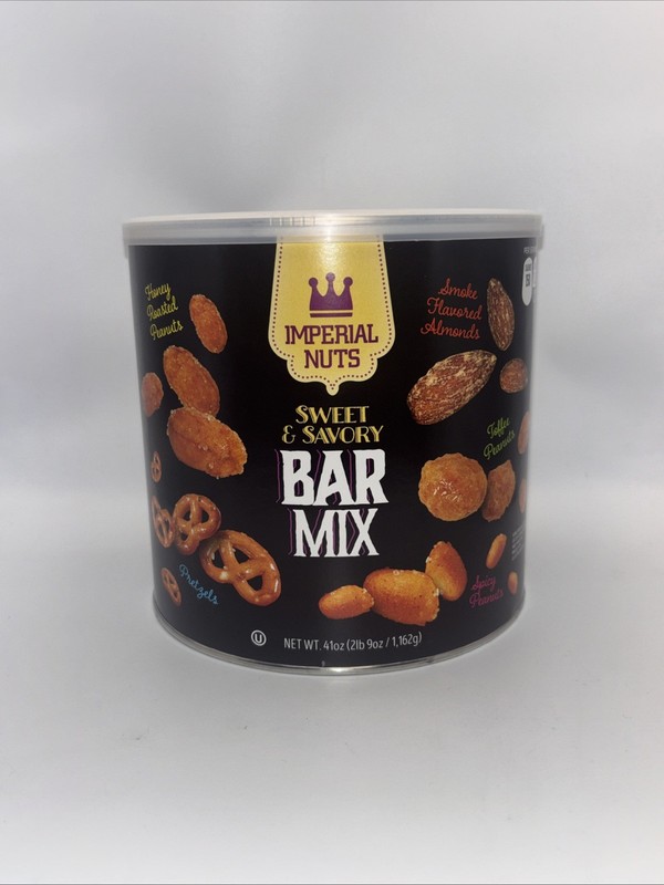 Imperial Nuts Sweet Savory Bar Mix 41 Ounce Perfect Snack for Any Occasion