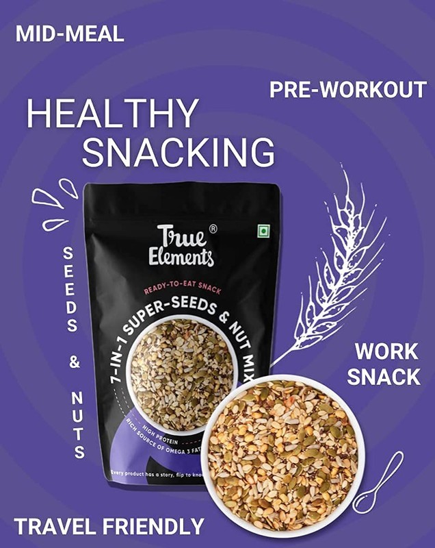 7 IN 1 Nuts and Seeds Mxi -Mix Seeds for Eating (2 pack of 125 gm each) gallery