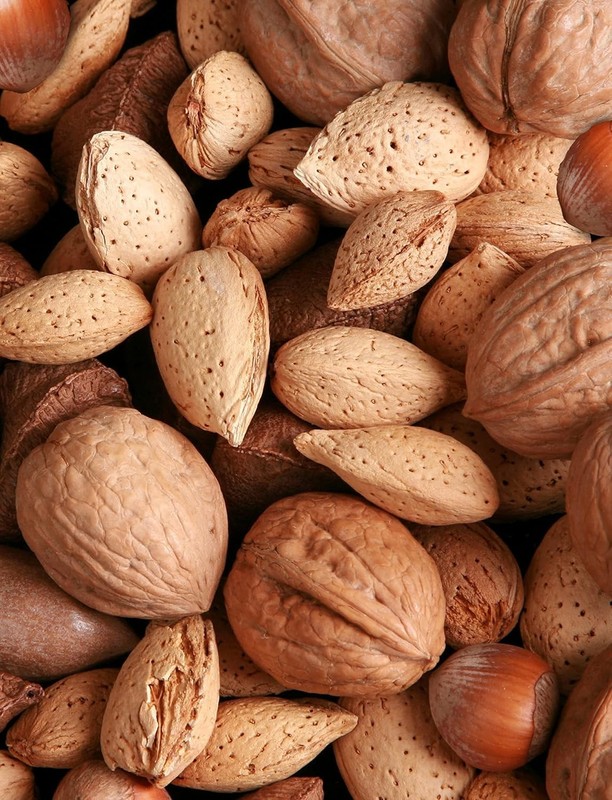 Gourmet 8lb Mixed Nuts In Shell: Raw California Walnuts, Pecans, Almonds, Haz... gallery