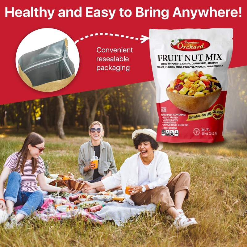 FRUIT NUT MIX TRAIL MIX by - Gourmet Trail Mix Bulk Blend of Mixed Nuts & Dri... gallery