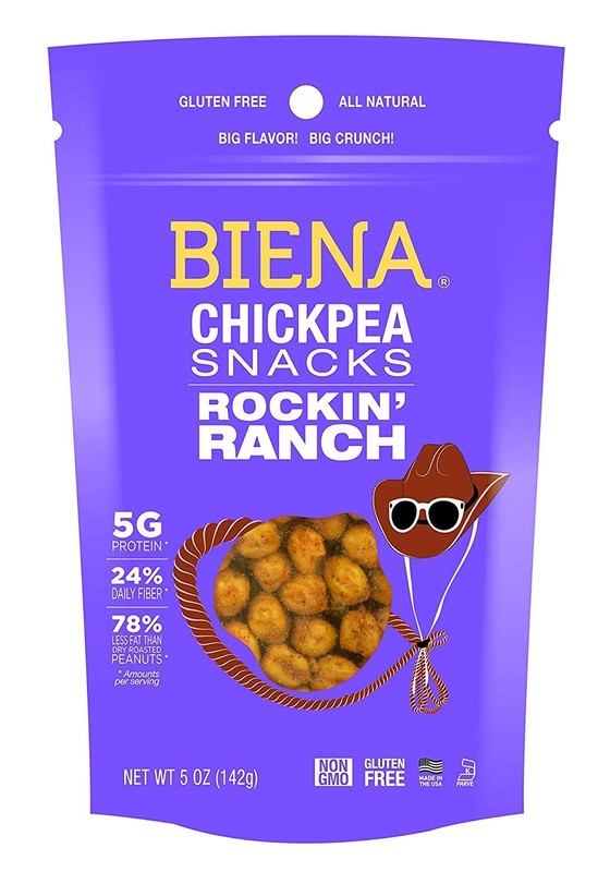 Biena Rockin Ranch Chickpea Snacks, 5 Ounce