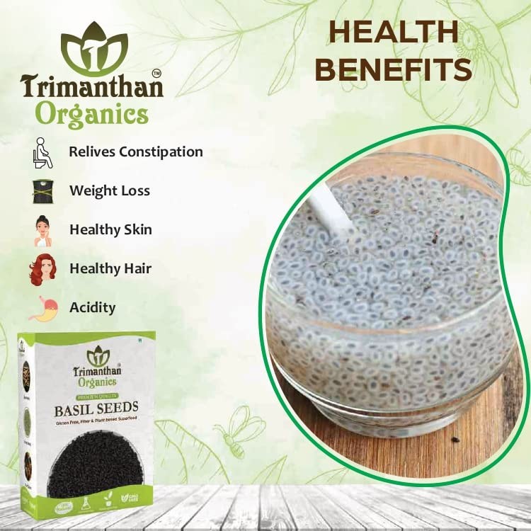 Trimanthan Organics Basil Seeds 250g gallery