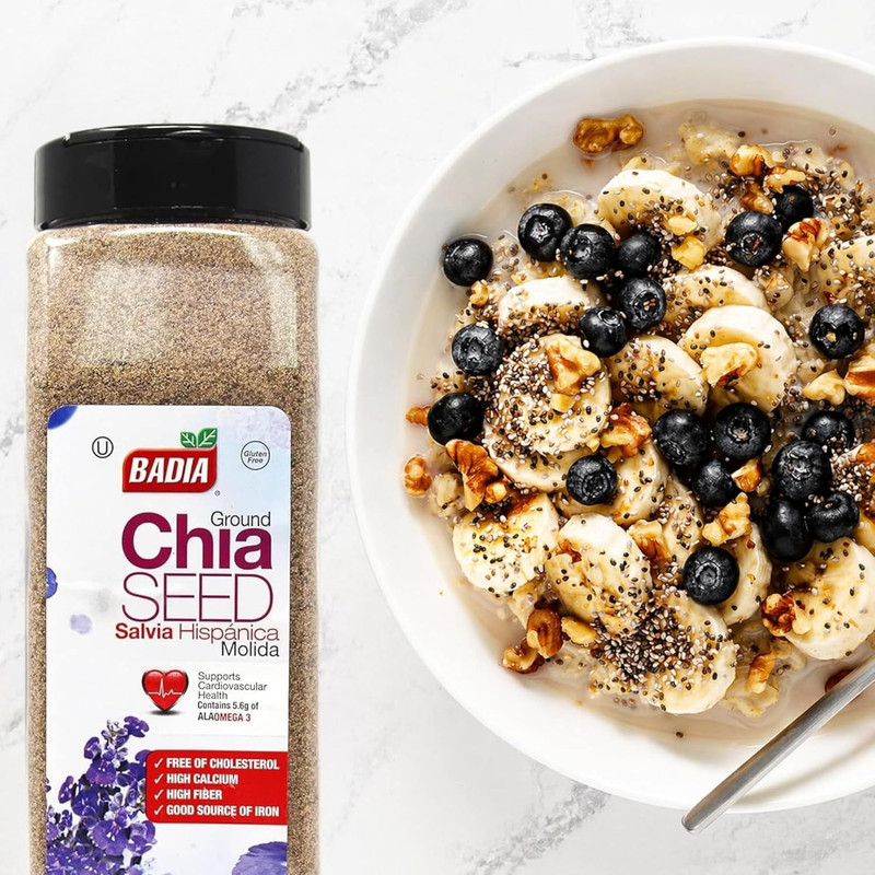 Ground Chia Seeds, 16 Oz – Superfood for Smoothies, Baking & Cooking – Source of gallery