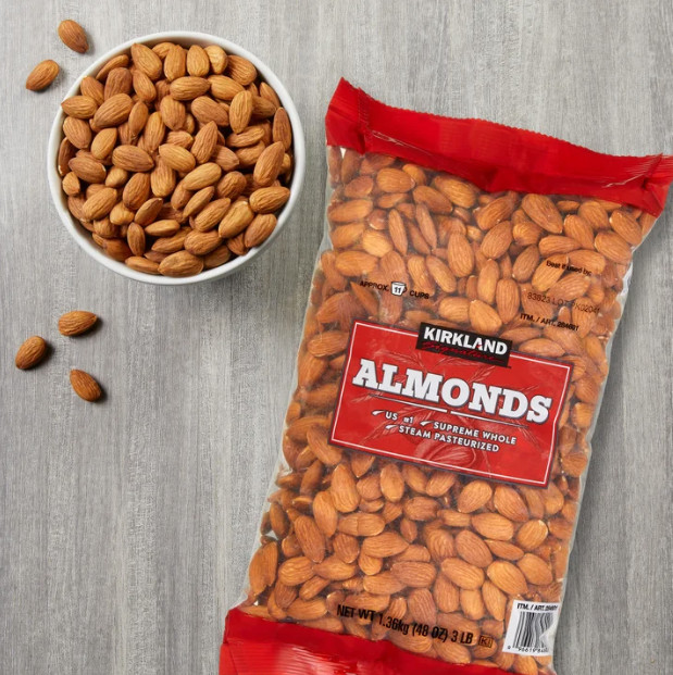 Kirkland Signature Supreme Whole Almonds 3 lbs Fresh Premium Bulk Nuts Kosher gallery