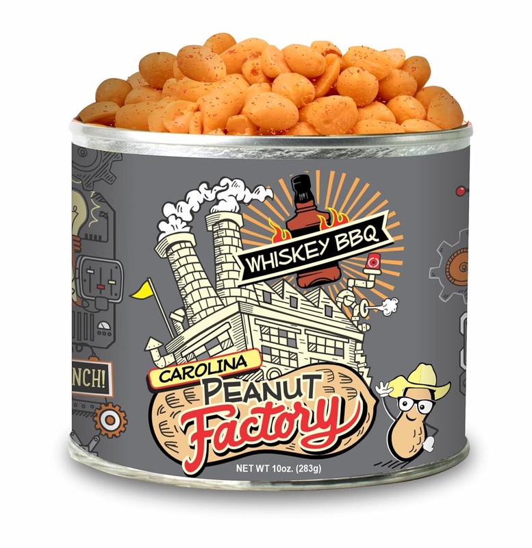 Carolina Peanut Factory Whiskey BBQ Flavored Gourmet Peanuts - 10 oz