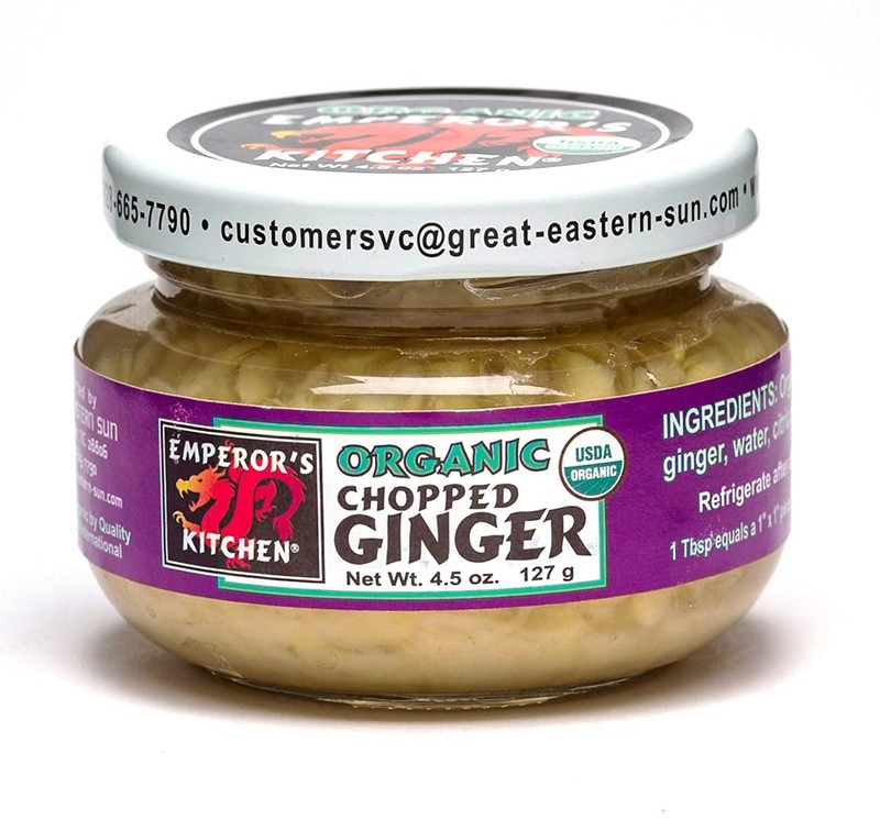 Organic Chopped Ginger 4.5 oz USDA Certified Easily Enhance Your Recipes