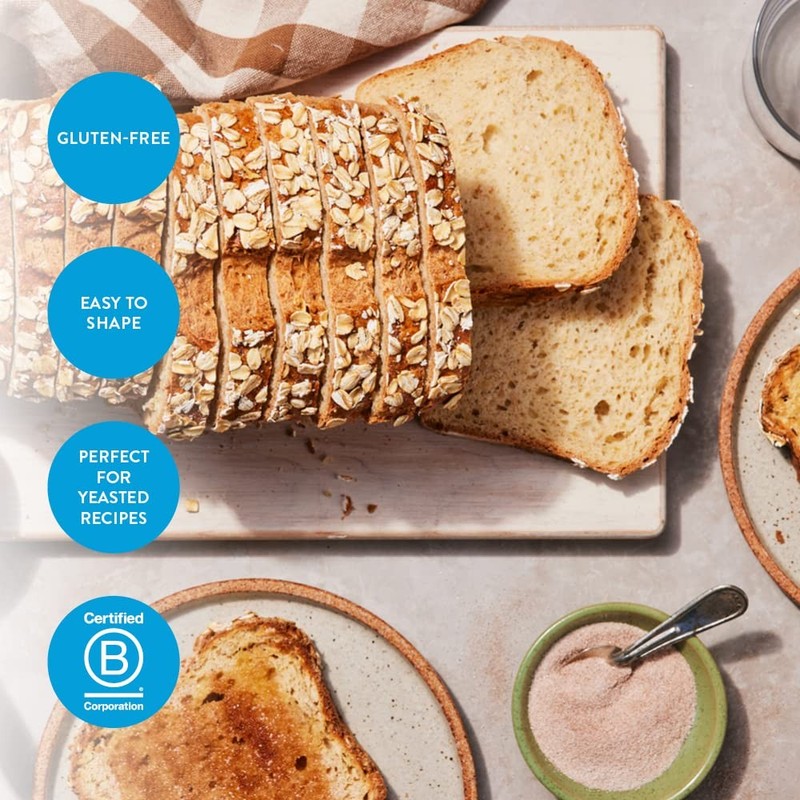 Gluten Free Bread Flour: 1:1 for Yeasted Recipes - 2 lbs of Premium GF Flour ... gallery