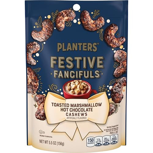 PLANTERS Toasted Marshmallow Hot Chocolate Cashews 5.5 Oz Snack Mix