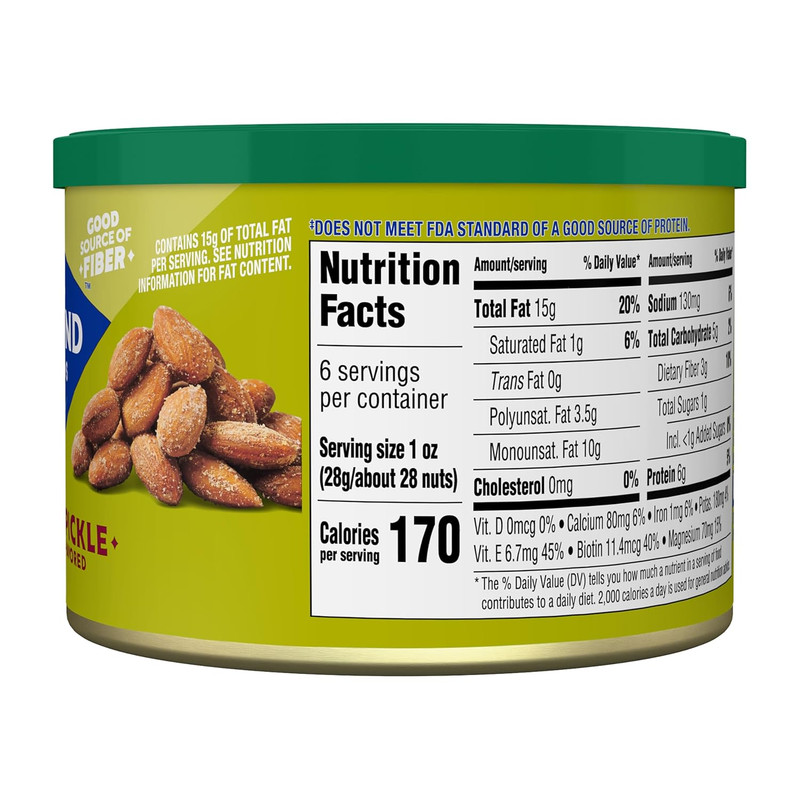 Blue Diamond Almonds Spicy Dill Pickle Flavored Snack Nuts, 6 Oz Resealable Can gallery