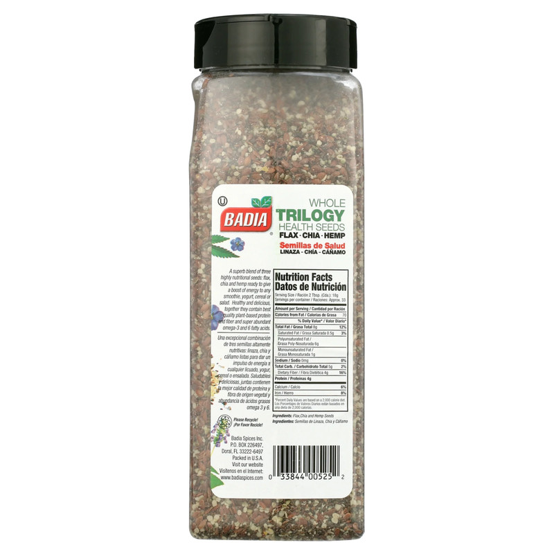 Trilogy Health Seeds - Flax, Chia, Hemp Seed Blend gallery
