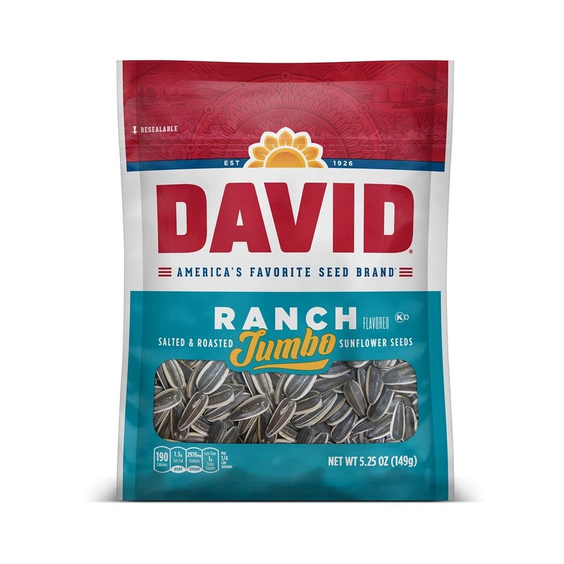 Ranch Flavored Salted and Roasted Jumbo Sunflower Seeds, Keto Friendly Snack,…