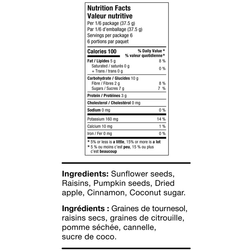 Healthy Crunch Fruit & Seed Mix, 7 × 225 g gallery