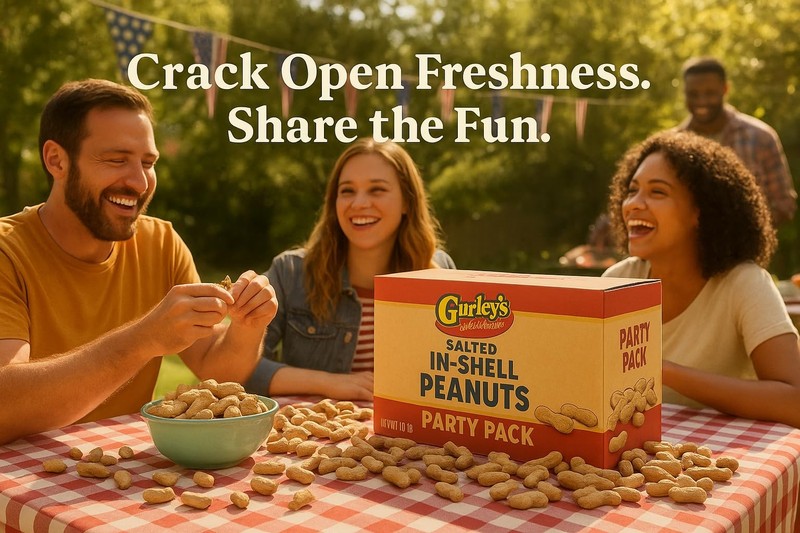 Peanuts Fire Roasted Salted In Shell Bulk Party Pack 10 lb Box gallery