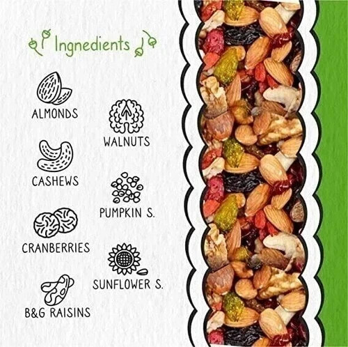 Nature Aahar Dry Mixed Nuts 250g Free Shipping World wide gallery