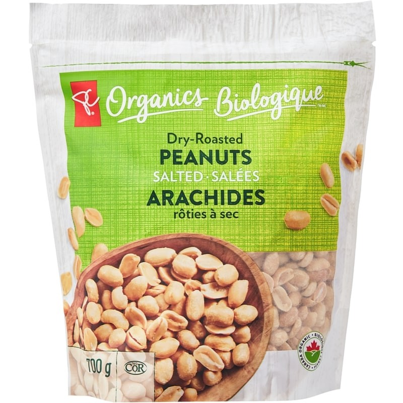 PC Organics Dry-Roasted Peanuts, Salted