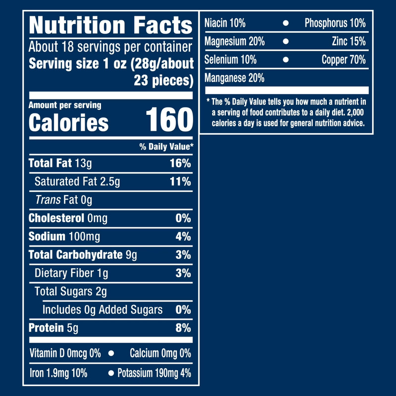 PLANTERS Deluxe Salted Whole Cashews,Plant Based Protein, 18.25 oz Free Ship gallery