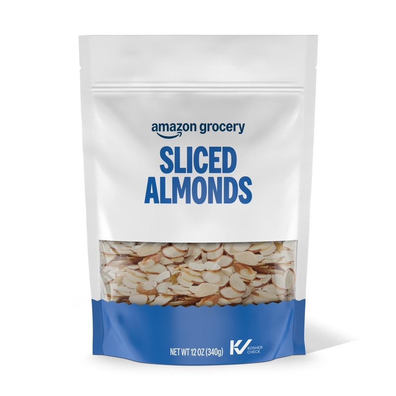 Sliced Almonds 12 Oz Amazon Grocery Natural Nut Snack Baking Ingredient