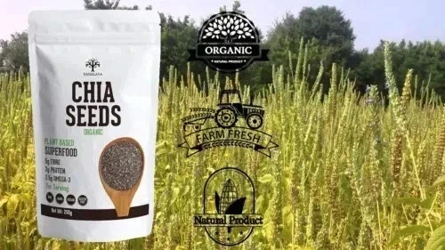 Vanalaya Raw Unroasted Chia Seeds 250g gallery