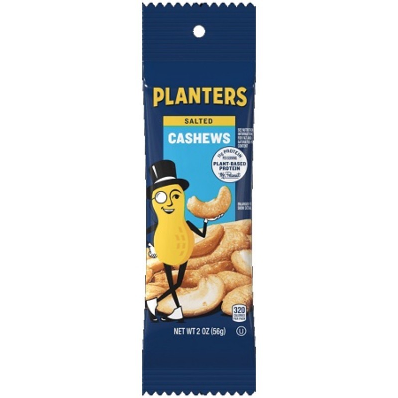 8x Planters Cashew Honey Salted Nuts Bag Snack Travel Food Variety Bundle 2oz 1c