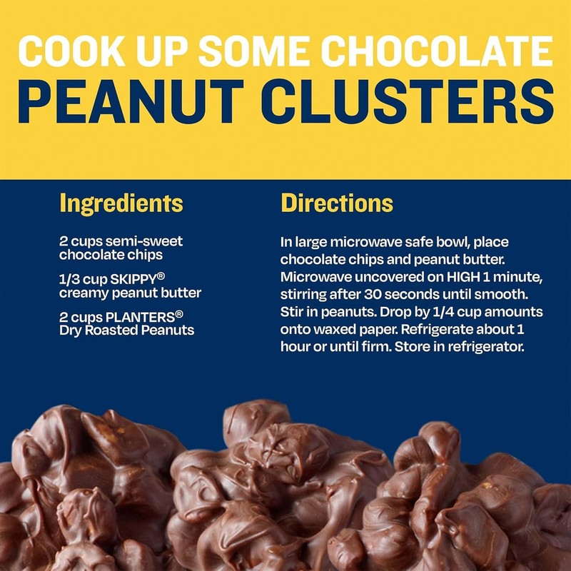 Planters Honey Roasted Peanuts 6 Ct Pack, 10 Oz Canisters gallery