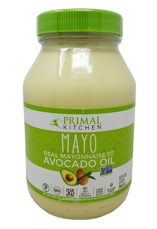 2 Jars Primal Kitchen Mayo Real Mayonnaise With Avocado Oil 32 oz Each