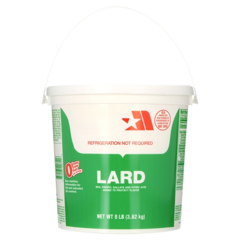 Lard, 8 lb Tub