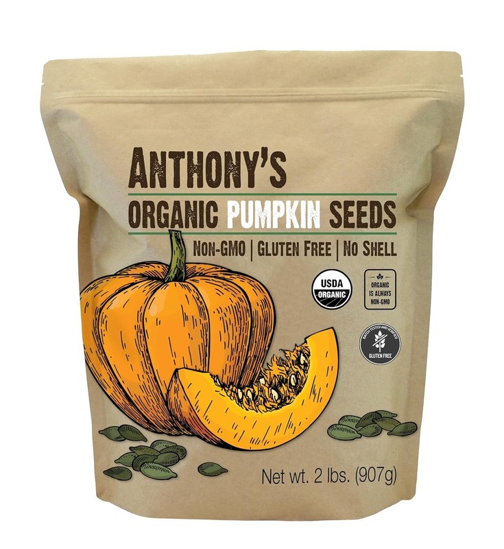 Organic Pumpkin Seeds, 2 lb, Gluten Free, Non GMO, No Shell, Unsalted, Raw gallery