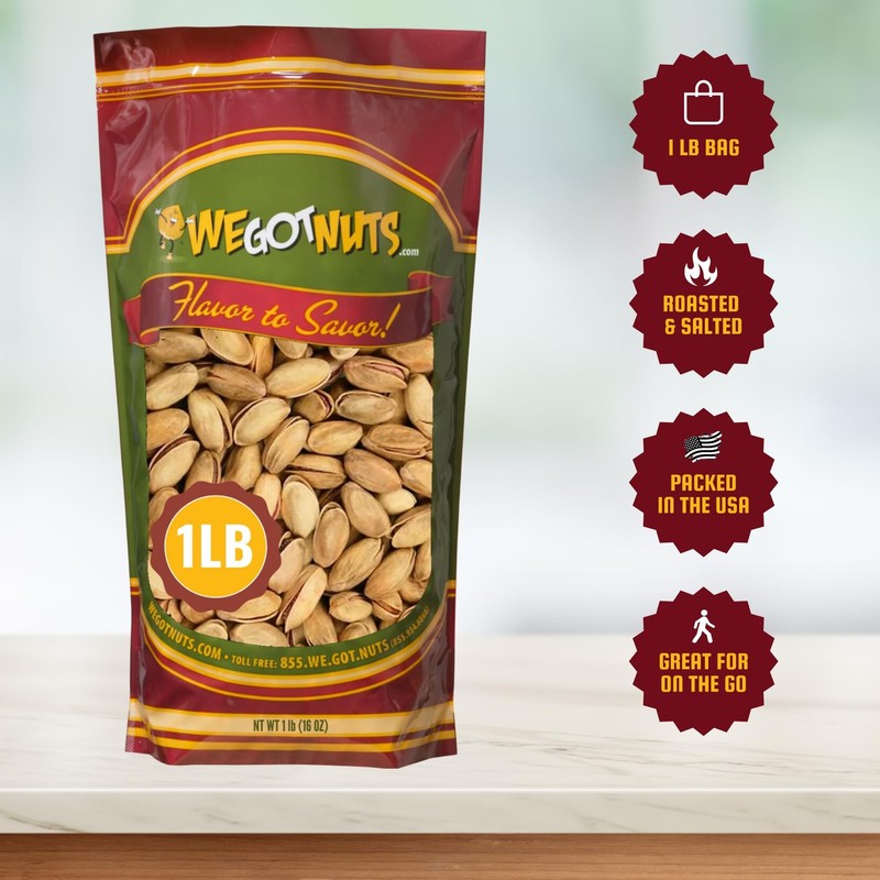 Turkish Pistachios Antep Roasted Salted, in Shell - (1 LB.) gallery