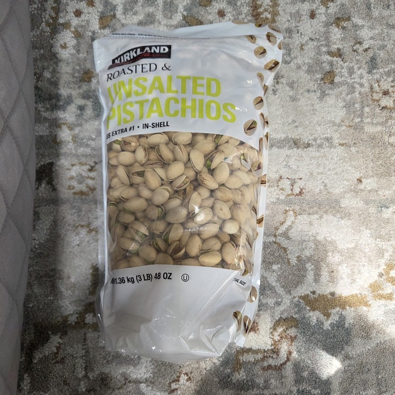 Kirkland Roasted & Unsalted Pistachios