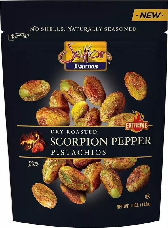 Setton Farms Pistachios, Scorpion Pepper Extreme Flavor, Naturally Seasoned, Dry